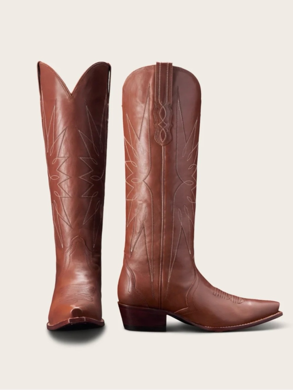Tecovas Brown Tall Leather Western Boots